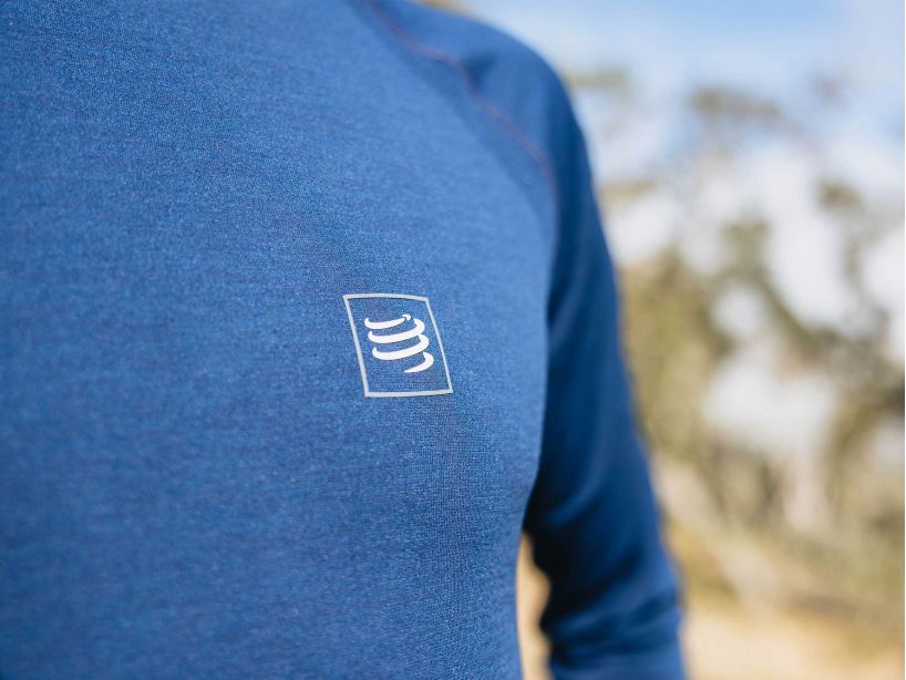 TRAINING TSHIRT LS - ESTATE BLUE